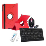 Capa + Teclado E Mouse Para Tablet Samsung A7 T500 T505 10.4