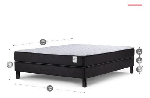 Cama Europea Wave 2 Plazas