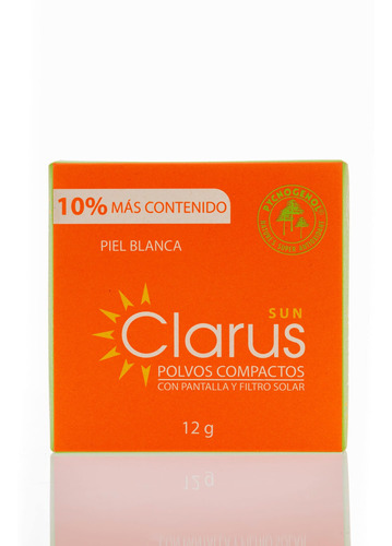 Clarus Polvo Compacto - Biohealthy Piel Blanca