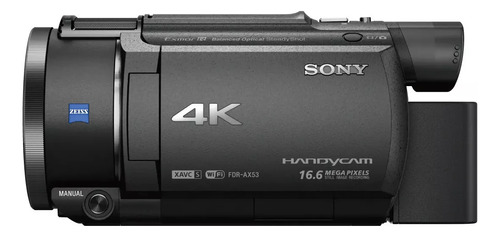 Sony Handycam 4k Con Sensor Exmor R Cmos Fdr-ax53 Negro