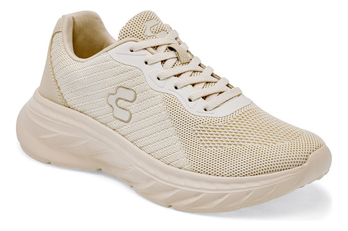 Tenis Mujer Charly Beige 124-456
