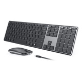 Seenda - Combo De Teclado Y Mouse Inalambricos Bluetooth (us