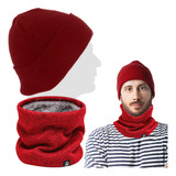 Gorro Bufanda Tejidos Conjunto Para Frio Invierno Unisex 2pz