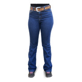 Calça Jeans Flare Country Feminina Levanta Bumbum Pura Raça