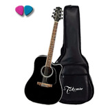 Violão Takamine Gd34ce Gd-34ce Bk Kit Premium Oferta