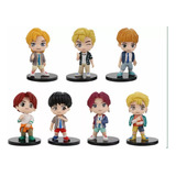 Bts Kpop Figuras Tinytan Muñeco Coleccionable 7 Pcs