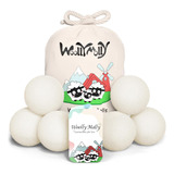 Woolly Molly Wool Dryer Balls, Xl Pack De 6, Bolas De Lavand