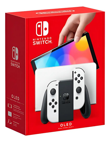 Consola Nintendo Switch Switch Oled Estándar-64gb-blanco