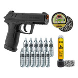 Pistola Blowback Co2 Gamo C-15 Semiautomática + Kit Recarga