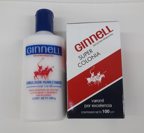 Perfume Colonia Ginnell X 100ml + Despues De Afeitar X 200ml