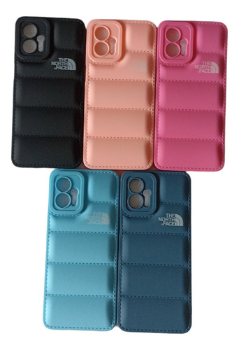 Fundas Puffer Acolchada Con Logo Para Moto G32 G13/g23/g53