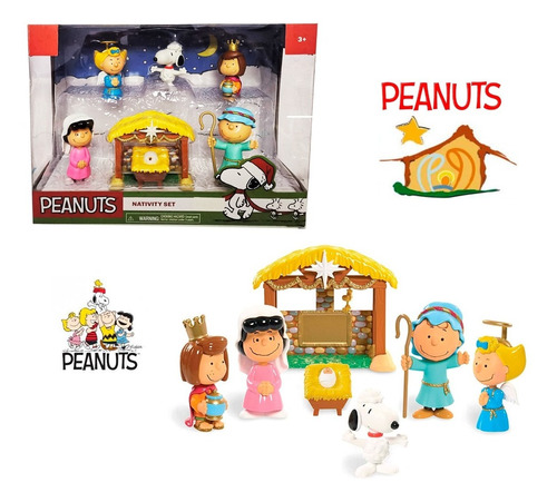 Snoopy Peanuts Figuras Navidad Nacimiento Original