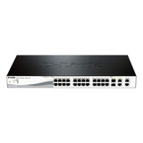 Switch Inteligente Poe Fast Ethernet D-link De 24 Puertos - 