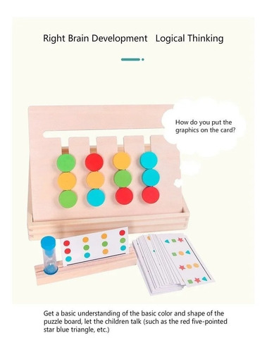 Juego De Patrones Montessori 4 Colores