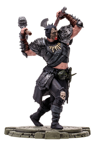 Figu Geeks  Mcfarlane Toys Figura Articulada Diablo Iv Death Blow Barbarian