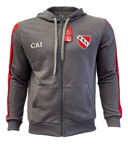 Campera Rustica Tiras Independiente Con Licencia Oficial 