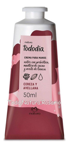  Crema Para Manos Tododia Natura Cerezas Y Avellana