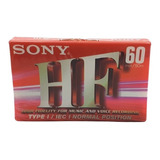 Casete Cassette Cinta Virgen Sony Hf 60