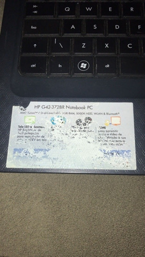 Notebook Hp G42372br