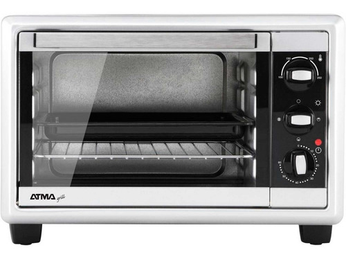 Horno Electrico Atma Hg2010n 17lts C/grill/temp/1200w