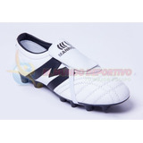 2999-zapato De Futbol Manriquez Profesional Bco/negro
