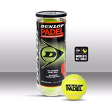 Tubo Dunlop Paddle X 3 Pelotas Padel Championship