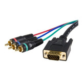 Startech Cable Vga A Rca De 3 Pies (3.0 ft) - Conexión Rc.