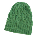 Saol - Hombre - Tejido De Ochos - Gorro 100 % Lana Merino (v