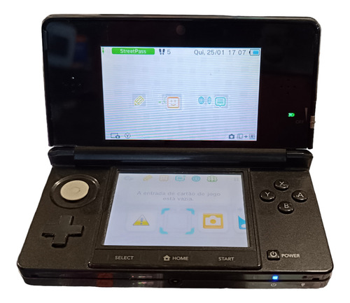 Nintendo 3ds Standard Cor  Preto