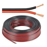 Cable Polarizado Rojo Y Negro 2 X 0,50mm  X Rollo 30mts.  Rs