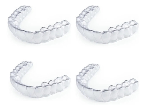 Aparelho Transparente Dental Anti Bruxismo 04 Uni (promoção)