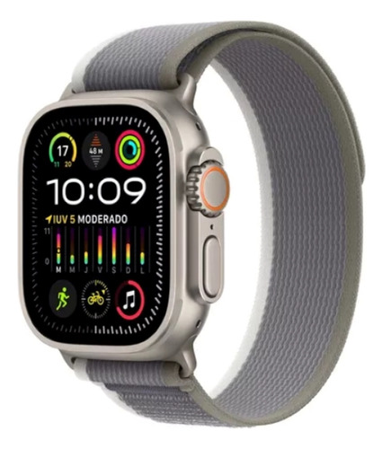 Apple Watch Ultra 2 Gps + Celular  Caja De Titanio De 49 Mm  Correa Trail Verde/gris - M/l - Distribuidor Autorizado