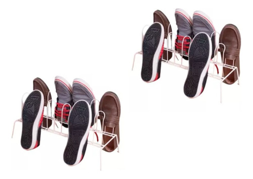 Organizador Botinero Para 6 Pares De Zapatos X 2 Unidades
