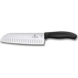 Cuchillo Santoku Fibrox Victorinox 7 Granton Negro