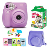 Set Fujifilm Instax Mini 7s Lavanda + 20 Hojas Y Funda