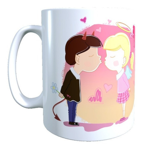 Taza Regalo San Valentín Dia Amor Enamorados Frase Historia 