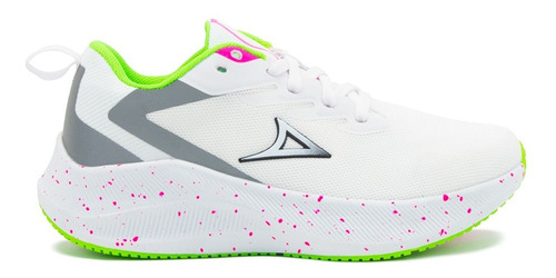 Tenis Pirma Deportivo Running Sport Dama Blanco/rosa 23-26.5