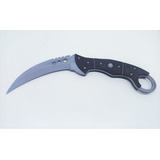 Karambit Talon Csgo Counter Strike Tamaño Real 23cm Plateado