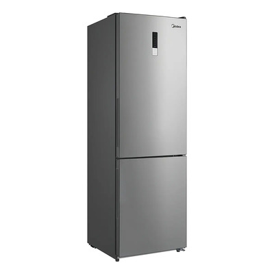 Refrigerador con freezer Midea Bottom Mount MDRB308FGM04 color acero inoxidable con capacidad de 296L | Envío gratis