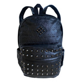 Mochila Caveira Relevo Rock N'roll Passeio - Envio Imediato