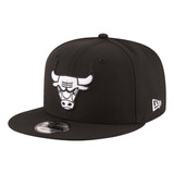 Gorra New Era Nba 9fifty Chicago Bulls Black Negro