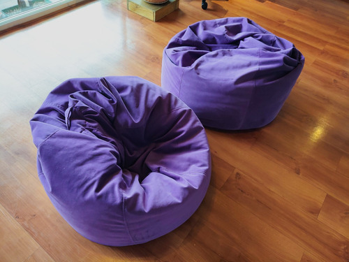 Puff / Pouf Pera Morado Grande (80cm)