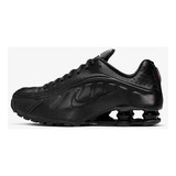 Nike Shox R4 Triple Black Original 26.5 Cm 8.5 Usa