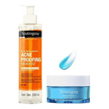 Kit Facial Neutrogena Gel Hialurônco + Limpeza Antiacne