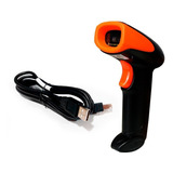 Lector De Codigo De Barras Qian, Tiaoma, Laser 1d, Usb, Negro/naranja (qlc11701)