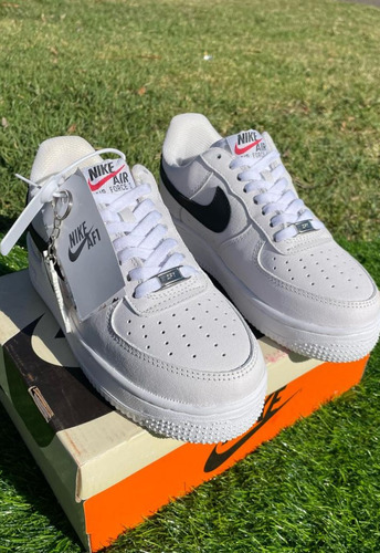 Nike Usa Air Force One (af1) Blanco /p. Negra - 28cm Mxn