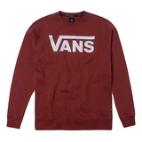 Buzo Vans Modelo Classic Crew Bordo Nueva Colección