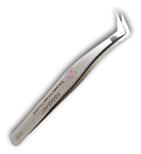 Pinza Nagaraku N-09 Para Tecnica Volumen Pestañas