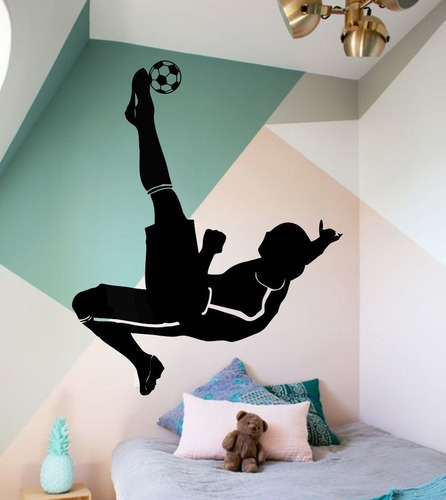 Vinilos Deporte Pelota Pared Futbol Red Vinilos Niños Decora