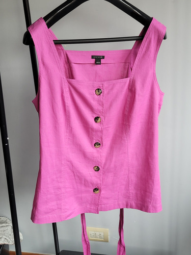 Musculosa De Lino Y Viscosa. Talle L. Ann Taylor